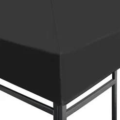 vidaXL pavillontopdække 310 g/m² 3 x 3 m grå