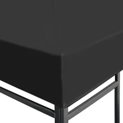 vidaXL pavillontopdække 310 g/m² 4 x 3 m grå