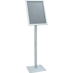vidaXL Pedestal Plakatstand Sølv 32,5 x 27 x 126 cm Støbejern