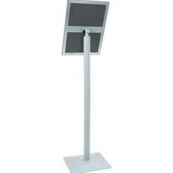 vidaXL Pedestal Plakatstand Sølv 32,5 x 27 x 126 cm Støbejern