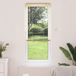 vidaXL Persienner Lys Brun med Mønster 150 x 40 cm PVC