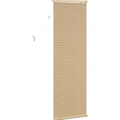vidaXL Persienner Lys Brun med Mønster 150 x 40 cm PVC