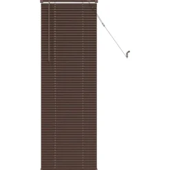 vidaXL Persienner Mørk Brun med Mønster 150 x 40 cm PVC