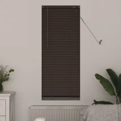 vidaXL Persienner Mørk Brun med Mønster 150 x 40 cm PVC