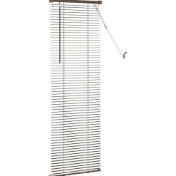 vidaXL Persienner Mørk Brun med Mønster 150 x 40 cm PVC