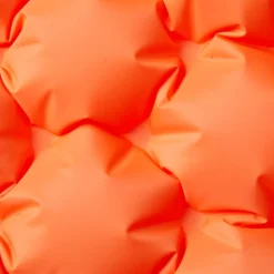 vidaXL 2-personers campingmadras med puder selvoppustelig orange