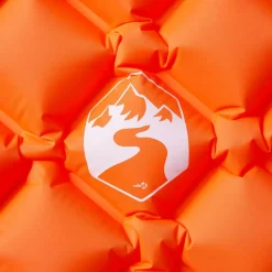 vidaXL 1-personers campingmadras 190x58x6 cm oppustelig orange
