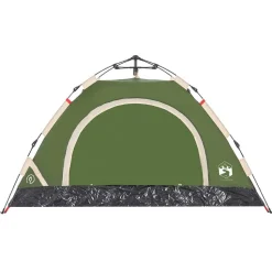 vidaXL 2-personers campingtelt vandtæt quick-release grøn