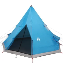 vidaXL 4-personers campingtelt vandtæt blå