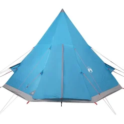 vidaXL 4-personers campingtelt vandtæt blå