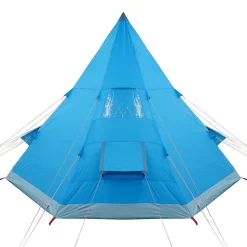 vidaXL 4-personers campingtelt vandtæt blå