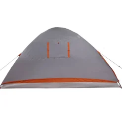 vidaXL 4-personers campingtelt vandtæt grå