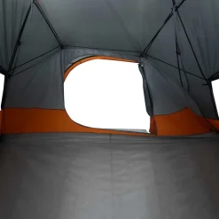 vidaXL 4-personers campingtelt vandtæt grå