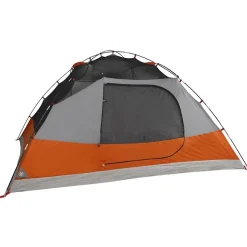 vidaXL 4-personers campingtelt vandtæt grå