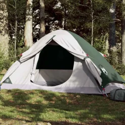 vidaXL 2-personers campingtelt vandtæt kuppel grøn