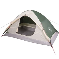 vidaXL 2-personers campingtelt vandtæt kuppel grøn