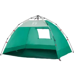 vidaXL 2-personers campingtelt vandtæt quick-release grøn
