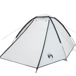 vidaXL 2-personers campingtelt vandtæt mørklægningsstof hvid