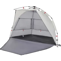 vidaXL 2-personers campingtelt vandtæt quick-release grå