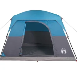 vidaXL 4-personers campingtelt vandtæt blå