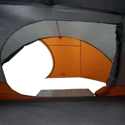 vidaXL 4-personers campingtelt vandtæt orange