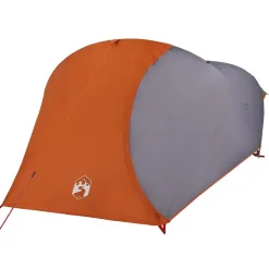 vidaXL 4-personers campingtelt vandtæt orange