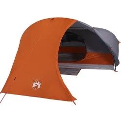 vidaXL 4-personers campingtelt vandtæt orange