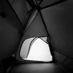 vidaXL 2-personers campingtelt vandtæt mørklægningsstof hvid