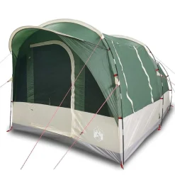 vidaXL 3-personers campingtelt vandtæt grøn