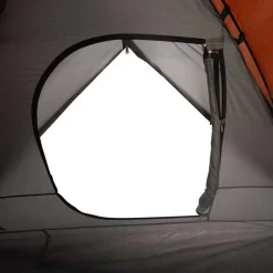 vidaXL 3-personers campingtelt vandtæt kuppel orange