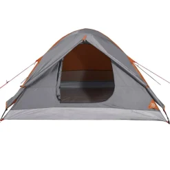 vidaXL 3-personers campingtelt vandtæt kuppel orange