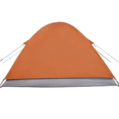 vidaXL 3-personers campingtelt vandtæt kuppel orange