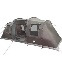 vidaXL 4-personers campingtelt vandtæt brun