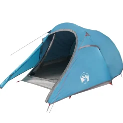 vidaXL 3-personers campingtelt vandtæt blå