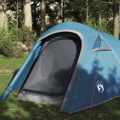 vidaXL 3-personers campingtelt vandtæt blå