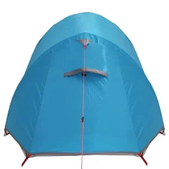 vidaXL 3-personers campingtelt vandtæt blå