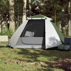 vidaXL 2-personers campingtelt vandtæt kuppel grøn