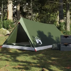 vidaXL 2-personers campingtelt vandtæt olivengrøn