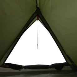 vidaXL 2-personers campingtelt vandtæt olivengrøn
