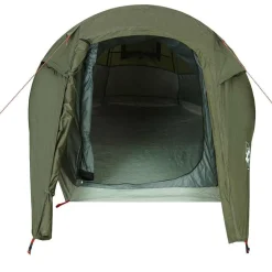 vidaXL 3-personers campingtelt vandtæt olivengrøn