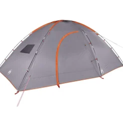 vidaXL 8-personers campingtelt vandtæt orange