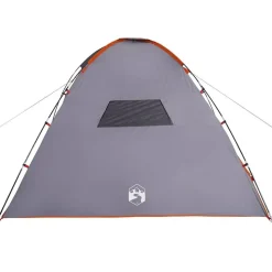 vidaXL 8-personers campingtelt vandtæt orange