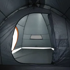 vidaXL 8-personers campingtelt vandtæt orange