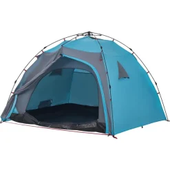 vidaXL 4-personers campingtelt quick-release blå