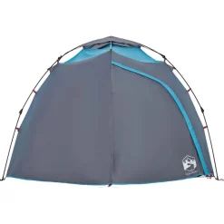 vidaXL 4-personers campingtelt quick-release blå