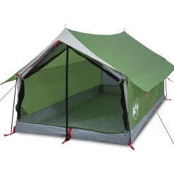 vidaXL 2-personers campingtelt vandtæt grøn