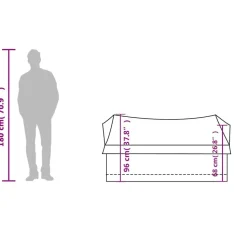 vidaXL 2-personers campingtelt vandtæt grøn