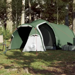 vidaXL 2-personers campingtelt vandtæt grøn