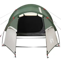 vidaXL 2-personers campingtelt vandtæt grøn