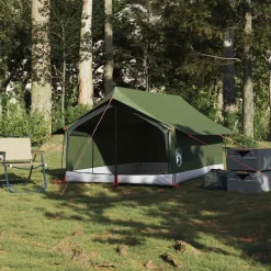 vidaXL 2-personers campingtelt vandtæt olivengrøn